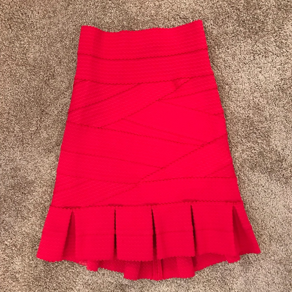 ANTHRO Fit And Flare Midi Skirt